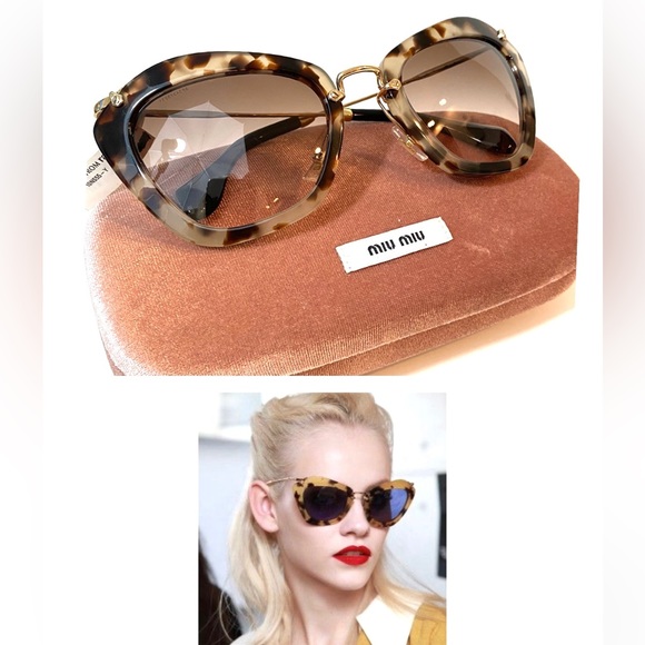 Miu Miu Accessories - Miu Miu Tortoise Sunglasses-new with tags.